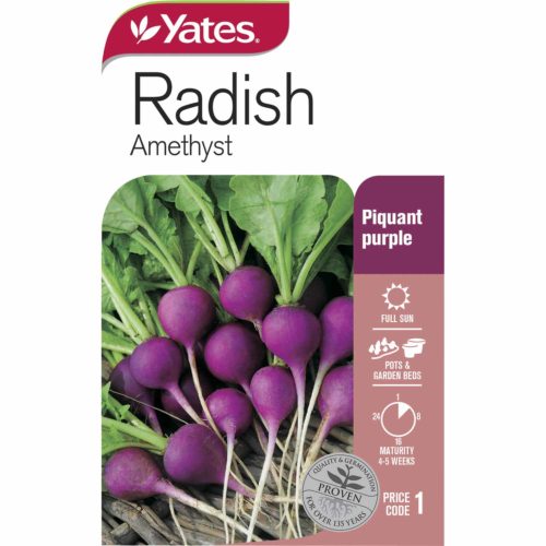 Seeds - Radish Amethyst - Springvale Garden Centre