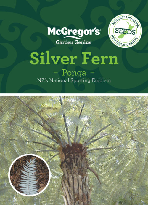 Seeds Mcg Ponga Silver Fern Springvale Garden Centre